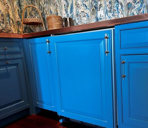 Wet bar with Copper Top Wet bar with Copper Top