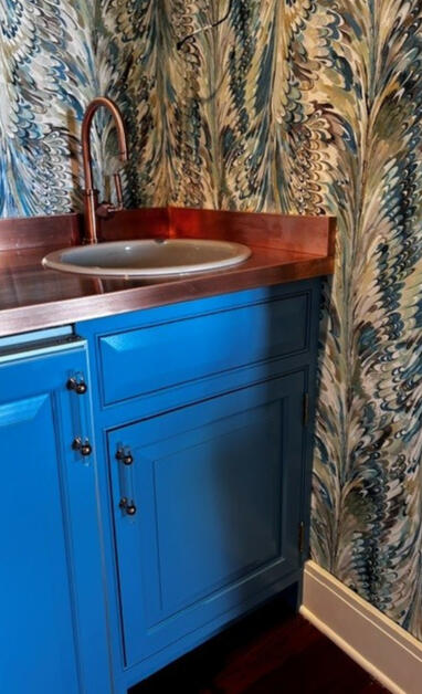 Unique & Beautiful Wet Bar w/Copper tops Unique & Beautiful Wet Bar w/Copper tops