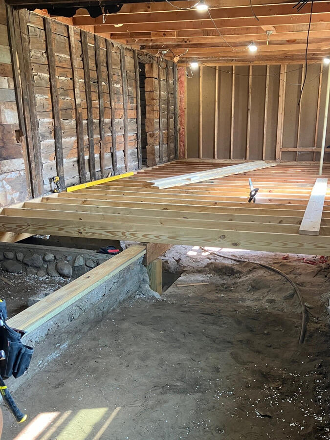 Centennial Farm House - Gut and Reframe