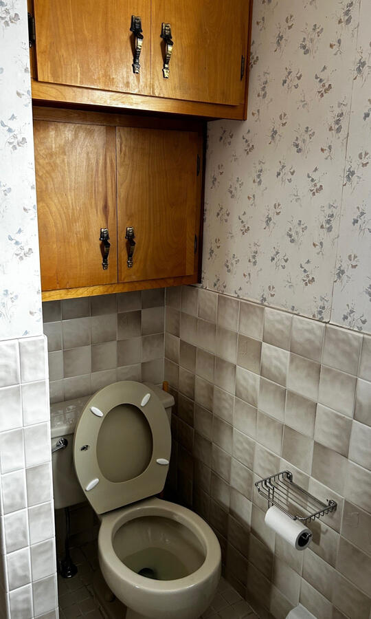 Small bathroom remodel before Small bathroom remodel before