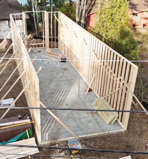 PN Garage Framing/Flyover